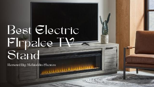 Beet Electric fireplace TV stand